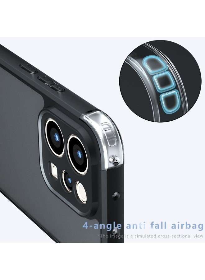 Case for Vivo V70 5G Shockproof Crystal Clear Hard Back Cover [Anti-Yellowing] Case 360 Degree Protection TPU Bumper Transparent Back Cover Case for Vivo V70 - Image 3